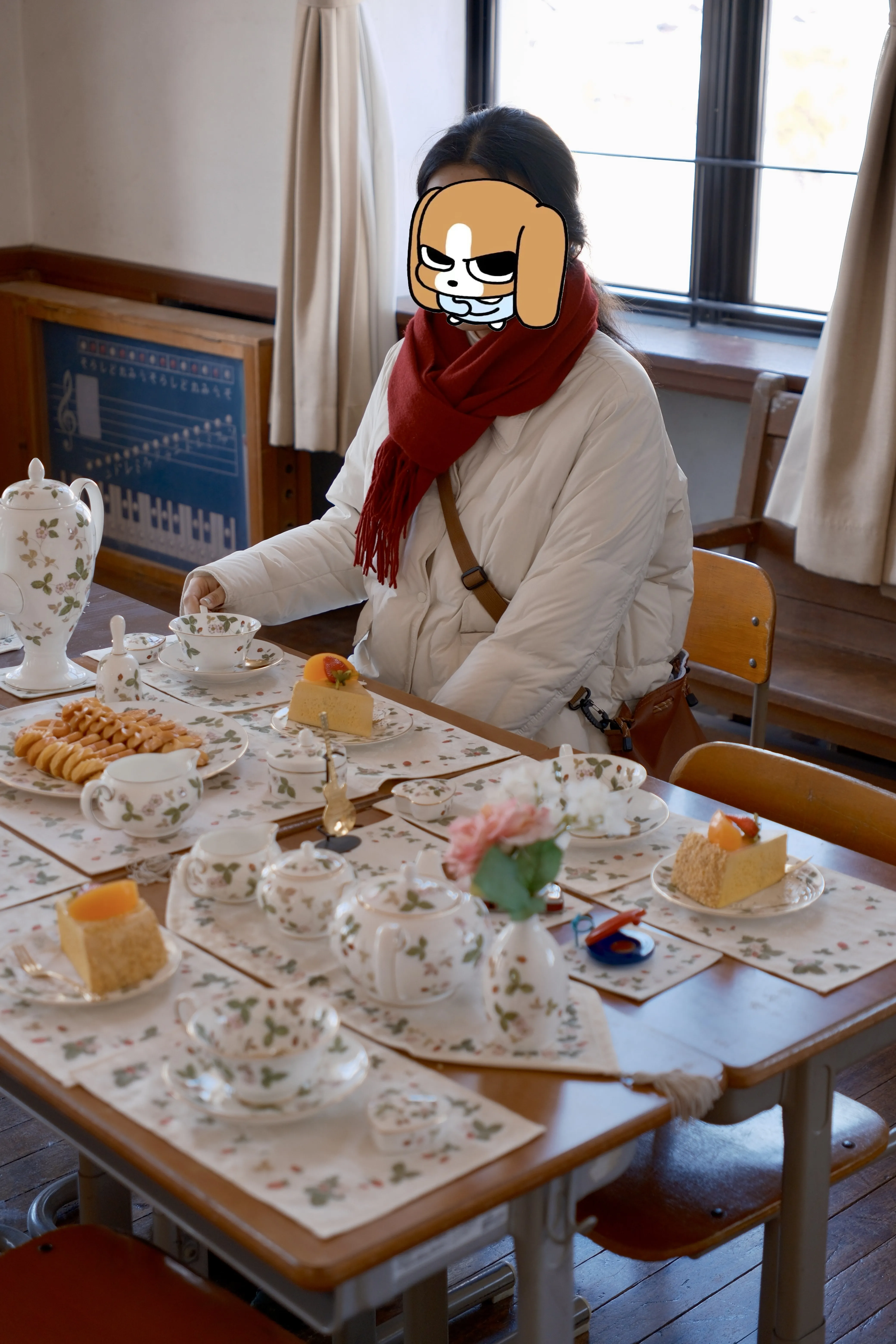 比格喝茶